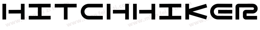 Hitchhiker Regular字体转换